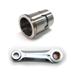 CONJUNTO CAMISA PISTÃO E BIELA PARA MOTOR SH28 3 PORTAS HIMOTO TE008B TE2831B